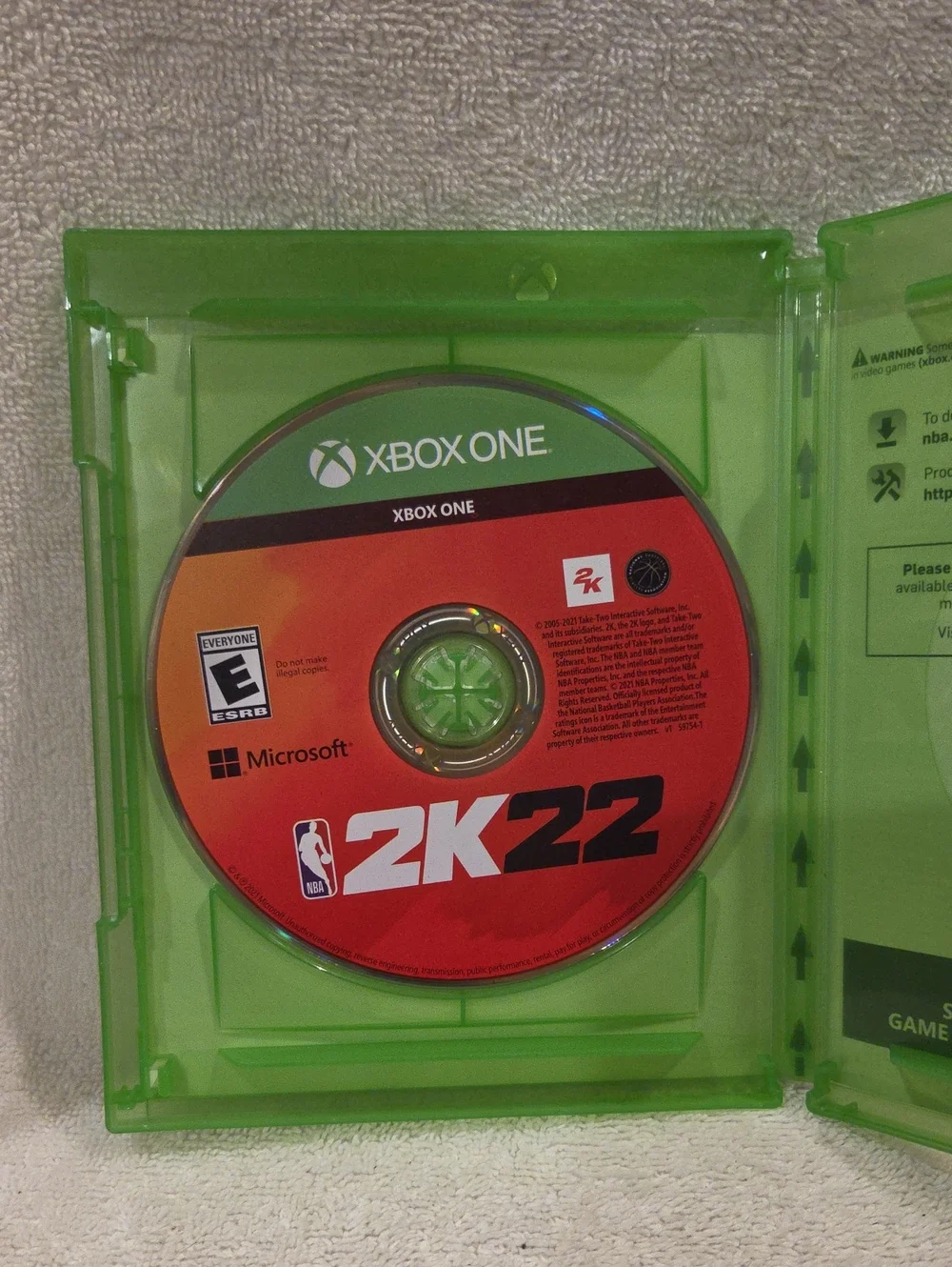 NBA 2K22 XBOX ONE GAME